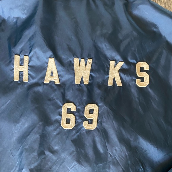 HAWKS Vintage 69 Windbreaker Blue! Pla-Jac by Dunbrooke XL - Picture 5 of 9